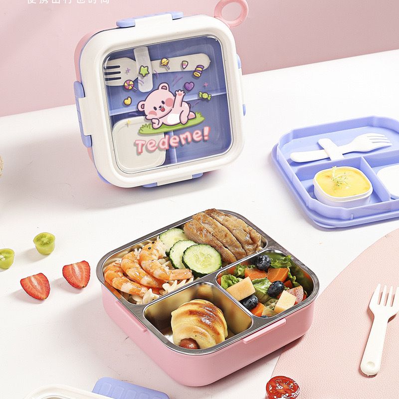 Fiambrera Bento de Acero Inoxidable 304 al por Mayor, Fiambrera Estilo Bento, Estudiante