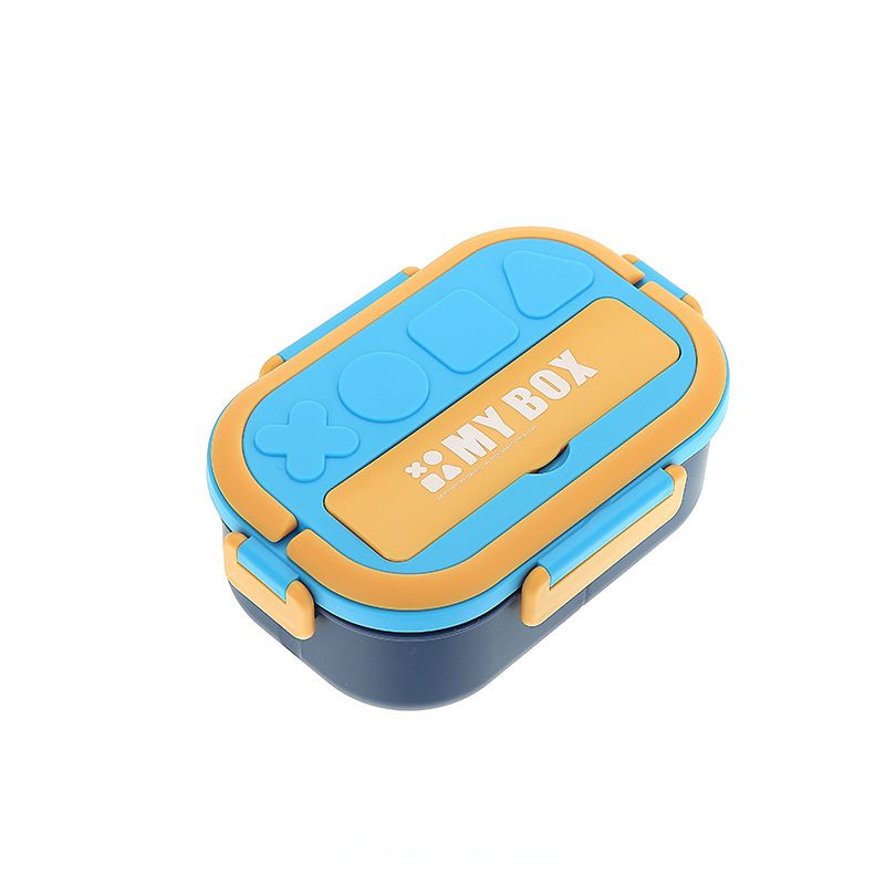 Kids Cartoon 304 Stainless Steel Compartment Lunch Box Student Portable Takeout Lunch Bento Box with Spoon and Fork
