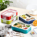 Minimalist Student Japanese Style Compartment Lunch Box Large Capacity Office Worker Lunch Bento Box Picnic Food Container