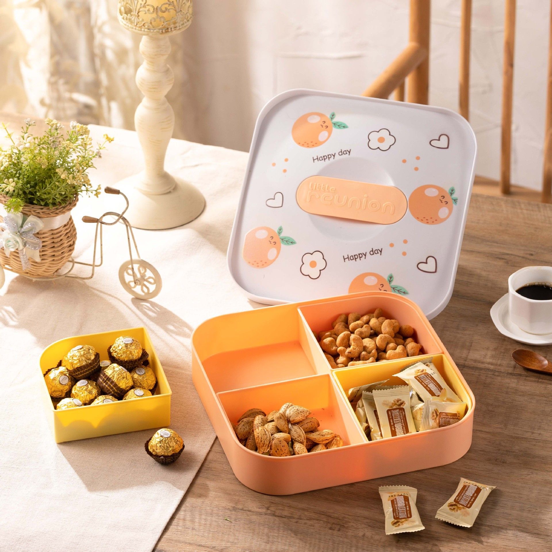 Wholesale PP Candy Box, Cartoon for Sunflower Seeds and Walnuts