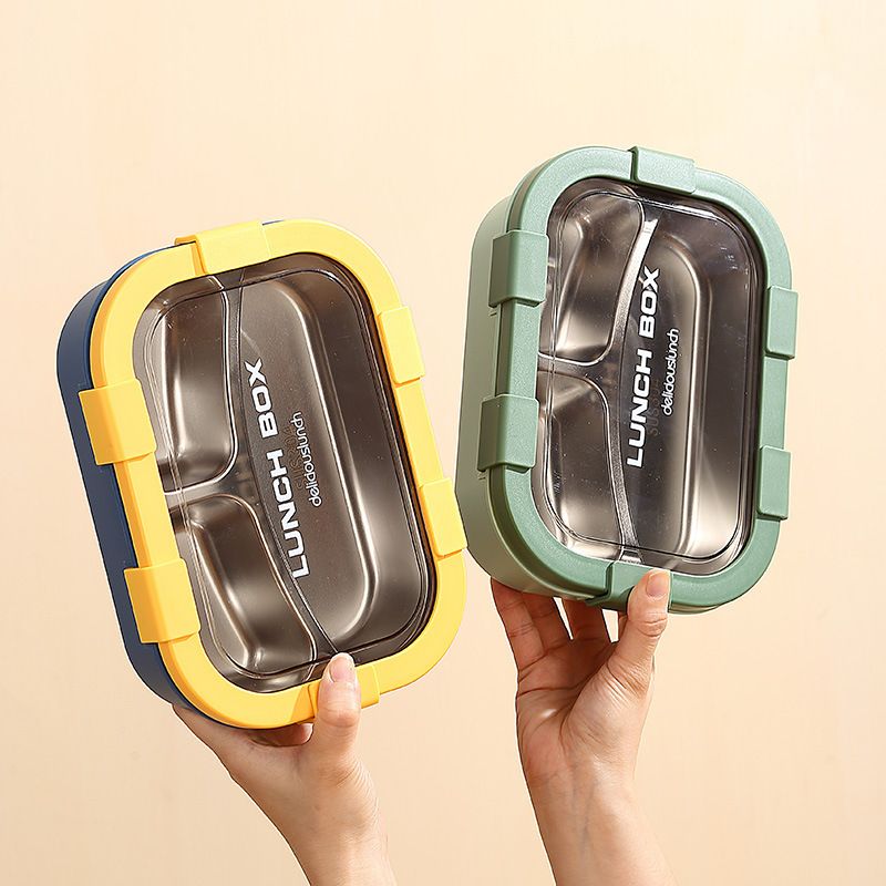 Fiambrera Bento de acero inoxidable 304 al por mayor, para marcas de preparación de comidas