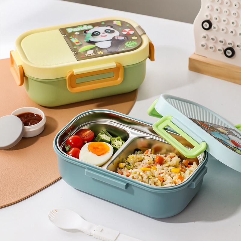 Fiambrera Bento de Acero Inoxidable 304 al por mayor, para Viajes y Picnics