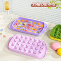 Household DIY 26-Grid Heart Shape Ice Cube Mold Plastic Ice Tray Large Ice Cube Ice Maker Box Ice Ball Mold