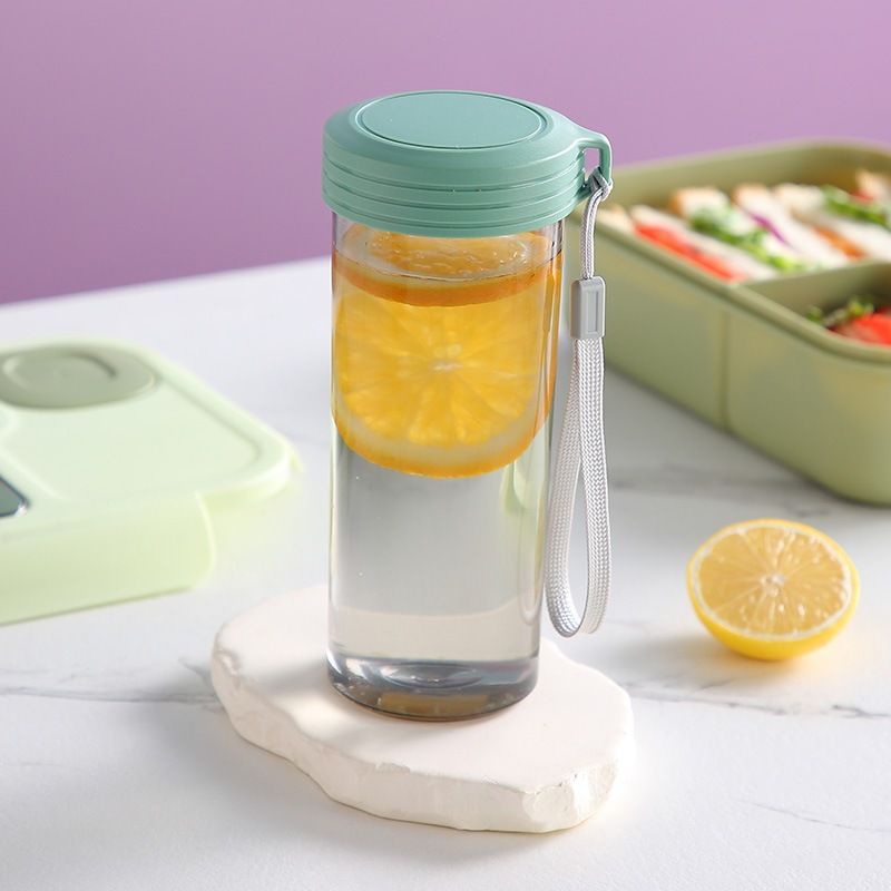 Fiambrera Bento de Plástico al por Mayor, Recipiente Portátil para Preparación de Comidas