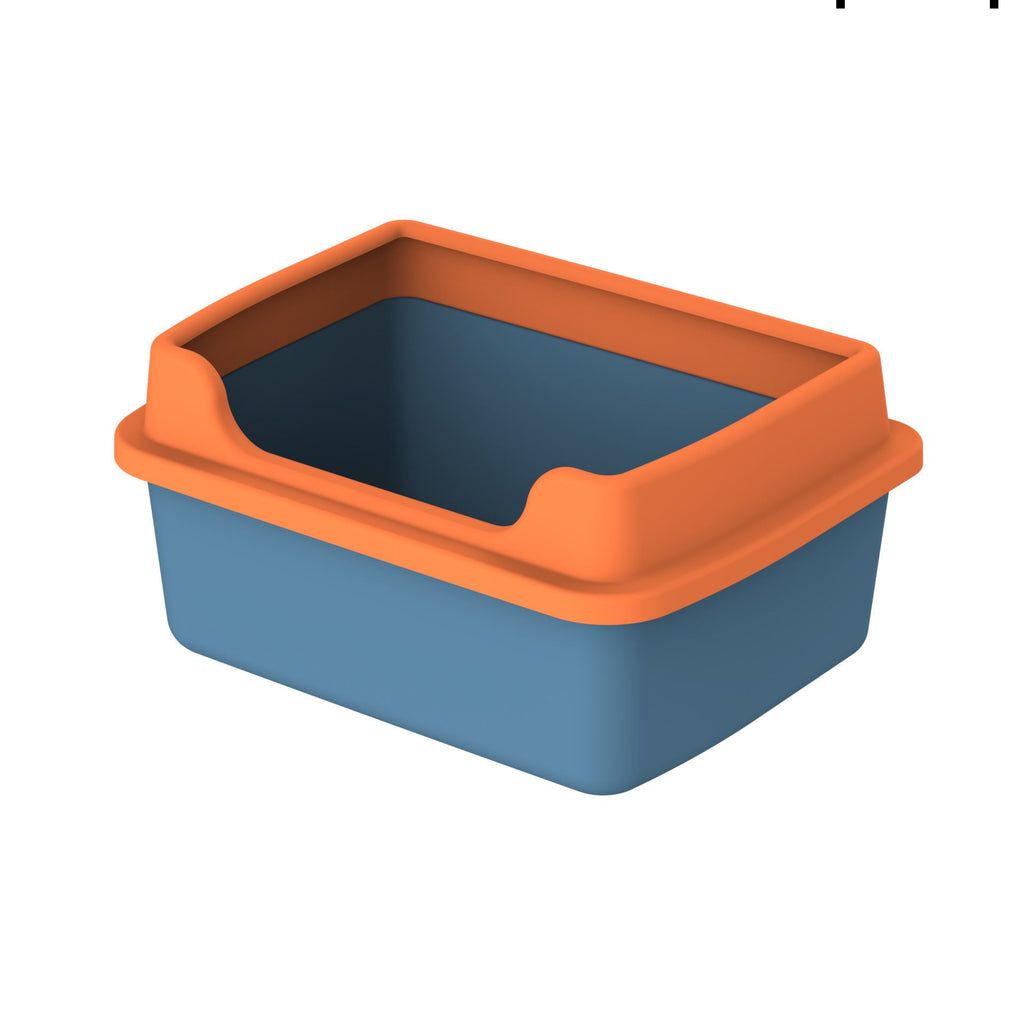 Cat Litter Box Large Semi-Covered Cat Toilet Odor Control Anti-Tracking Small Wholesale