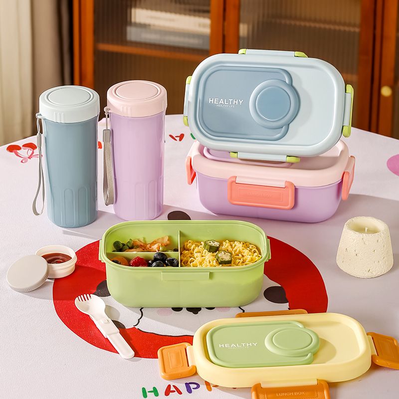 Fiambrera Bento de Acero Inoxidable 304 al por Mayor, Fiambrera Estilo Bento, Minimalista