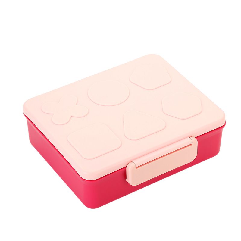 Minimalist Large Capacity Compartment Lunch Box Student Snack Food Container Lunch Bento Box with Lid