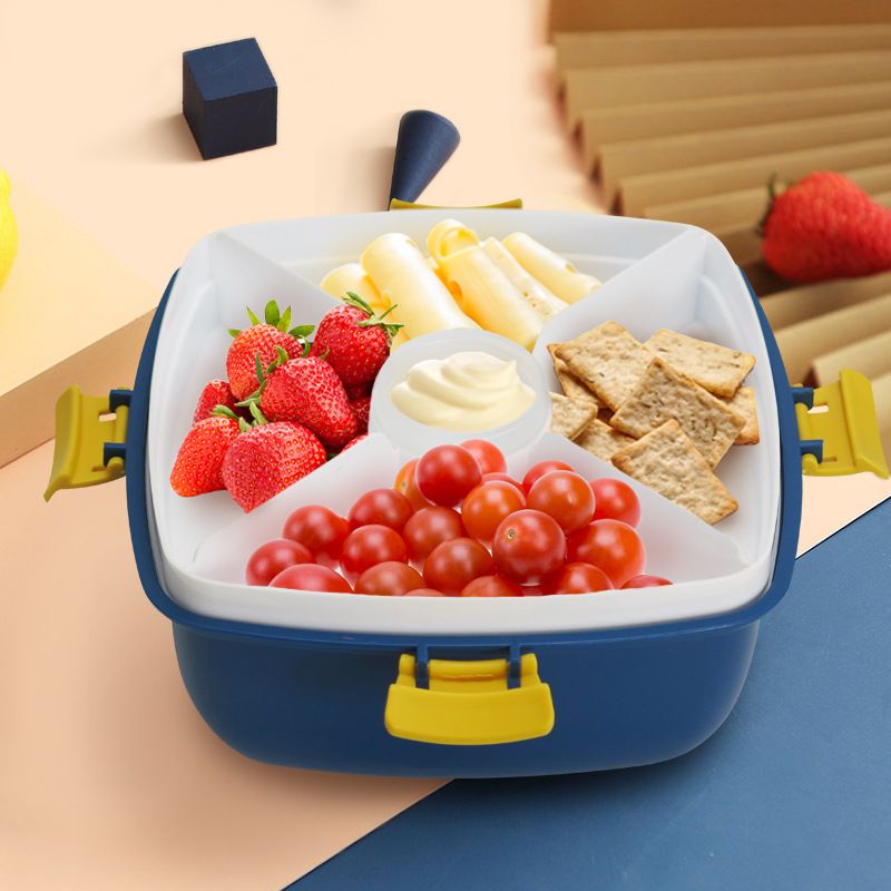 Fiambrera Bento al por mayor de PP+ Silicona, para viajes y picnics