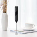 Creative Electric Milk Frother 304 Stainless Steel Handheld Milk Frothing Whisk Household Egg Beater
