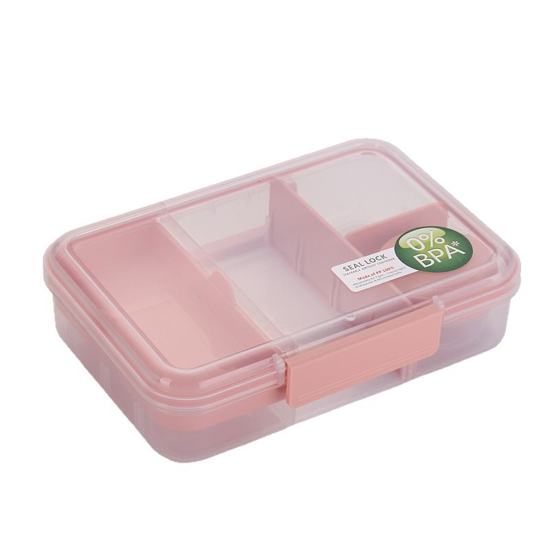 Minimalist Travel Outdoor Lunch Box Large Capacity Transparent Light Food Container Food Container