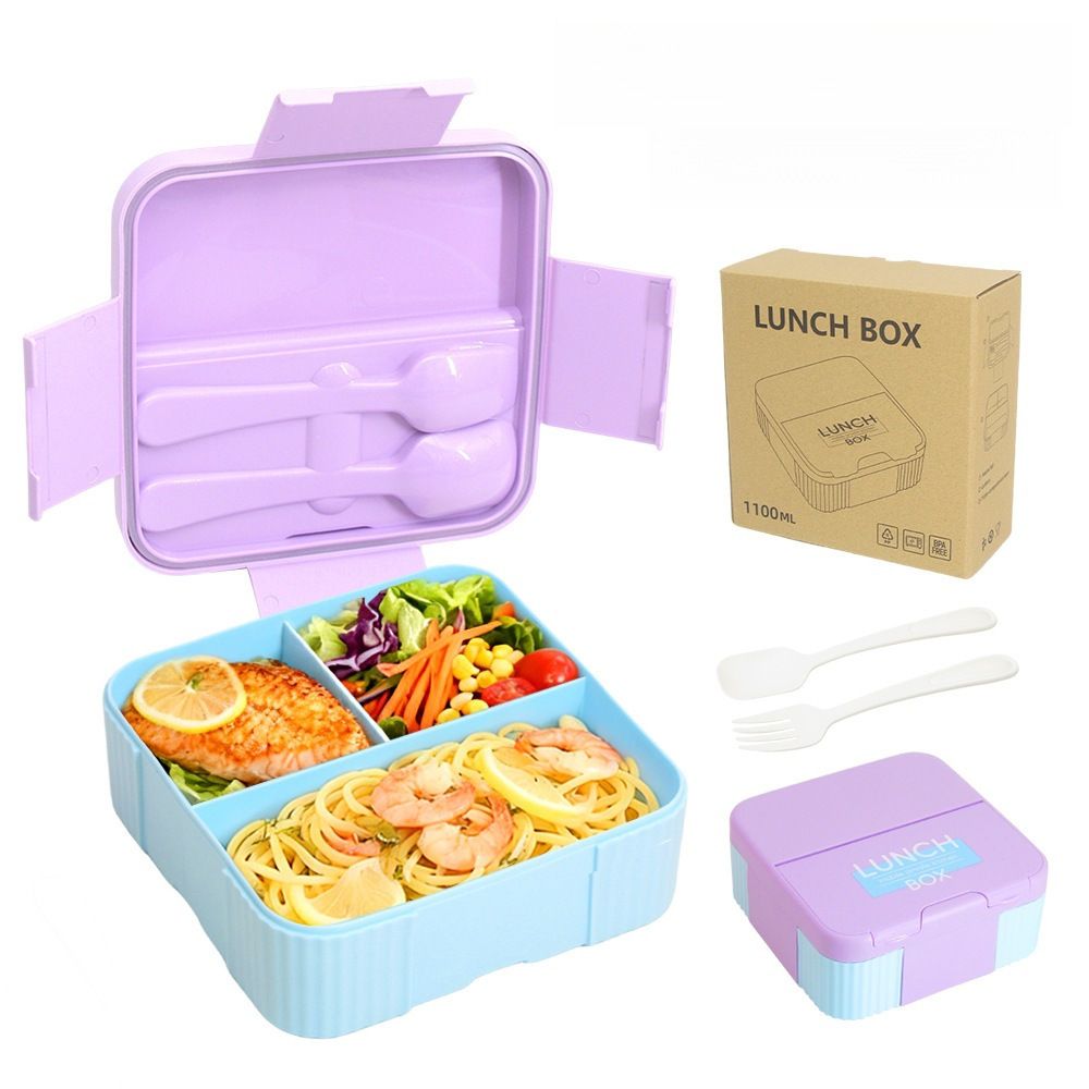 Fiambrera Bento de Plástico al Por Mayor, Fiambrera Estilo Bento