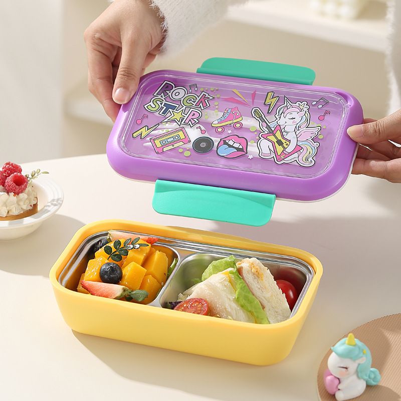 Fiambrera Bento de Acero Inoxidable 304 al por Mayor, Fiambrera Estilo Bento