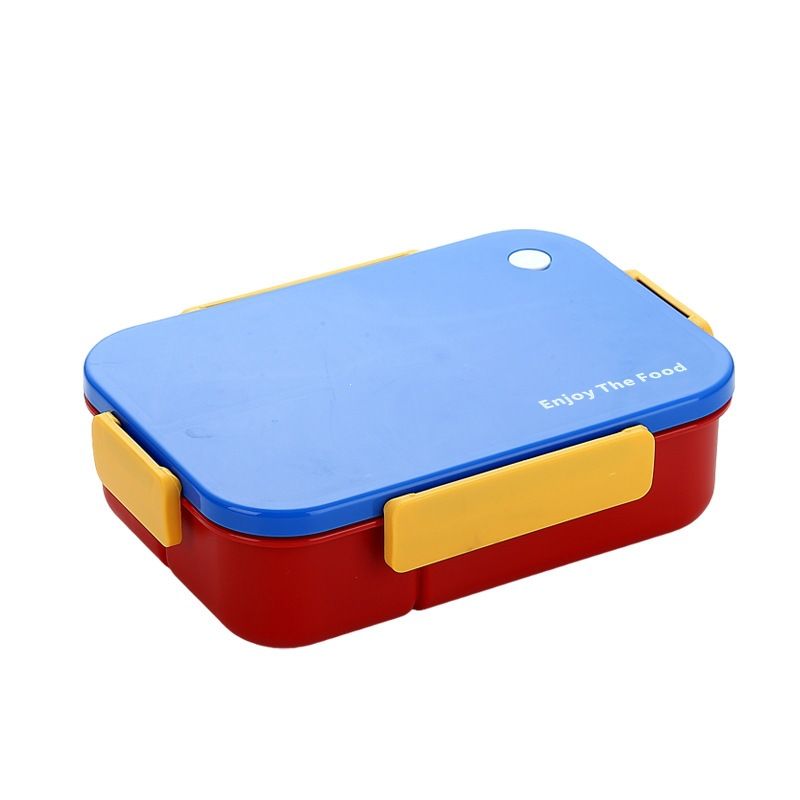 Creative Office Worker Meal Prep Bento Box Microwave Safe Student Compartment Plastic Lunch Box Light