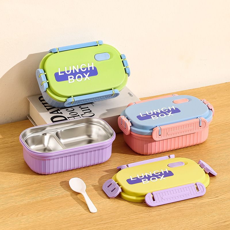 Fiambrera Bento de acero inoxidable 304 al por mayor, para marcas de preparación de comidas