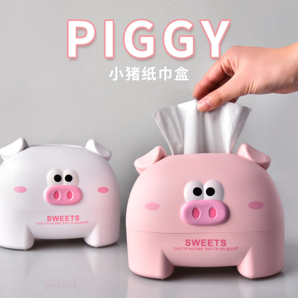 Cartoon Cute Little Bear Tissue Dispenser Household Desktop Roll Paper Holder Living Room Bathroom Dining Room Tissue Box Advertisement Logo