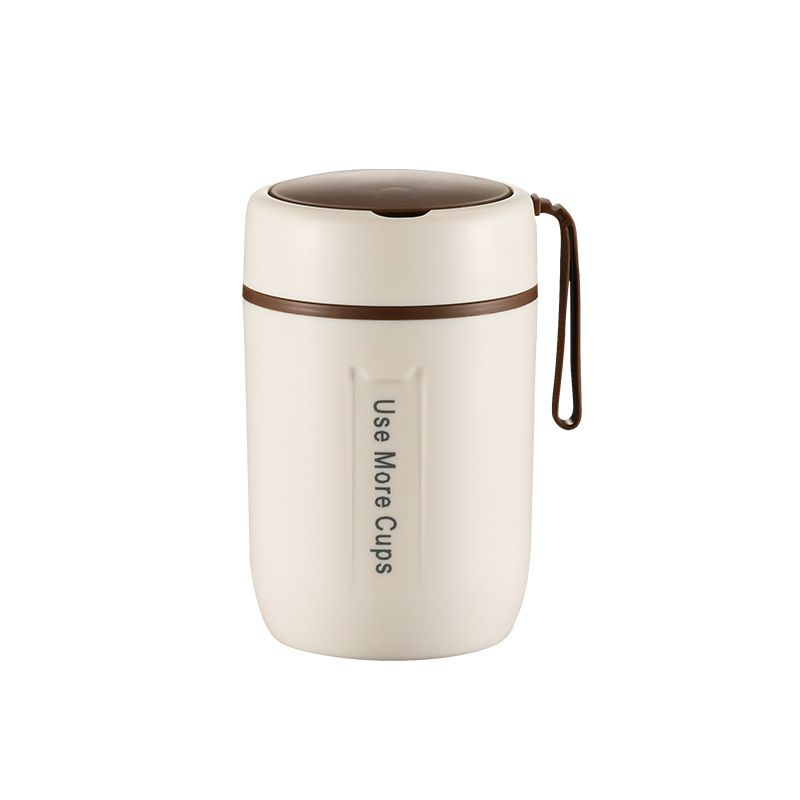 INS Style Student Portable Milk Cup Office Worker 304 Stainless Steel Portable Soy Milk Cup