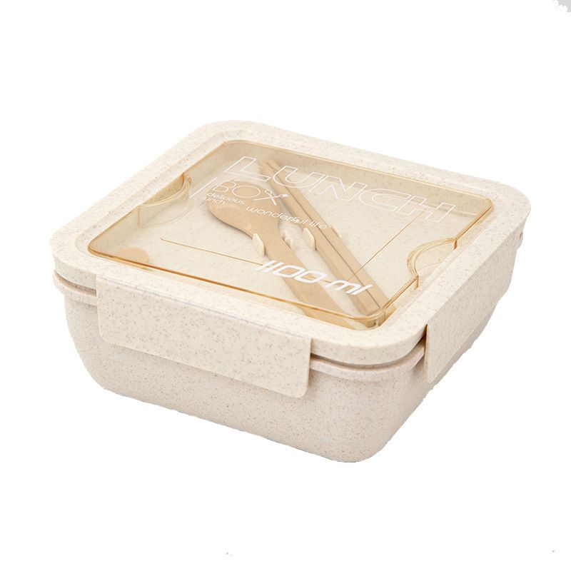 Japanese Style Bento Box Student Portable Food Container Set Microwave Safe Office Worker Lunch Box Compartment