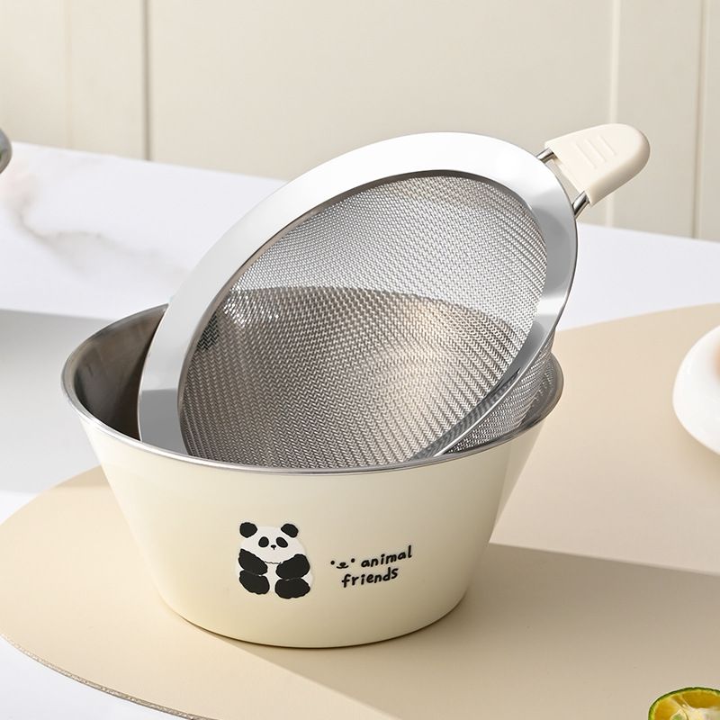 Wholesale 304 Stainless Steel Draining Basket, 2-Layer for Vegetable Washing