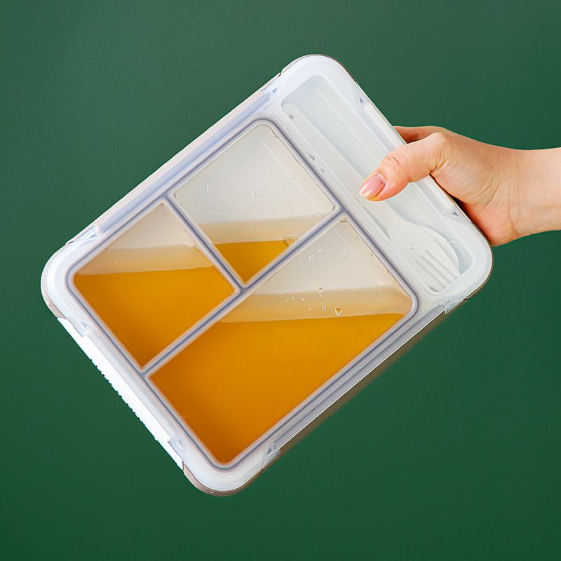 Fiambrera Bento de Plástico al por Mayor, para Viajes y Picnics