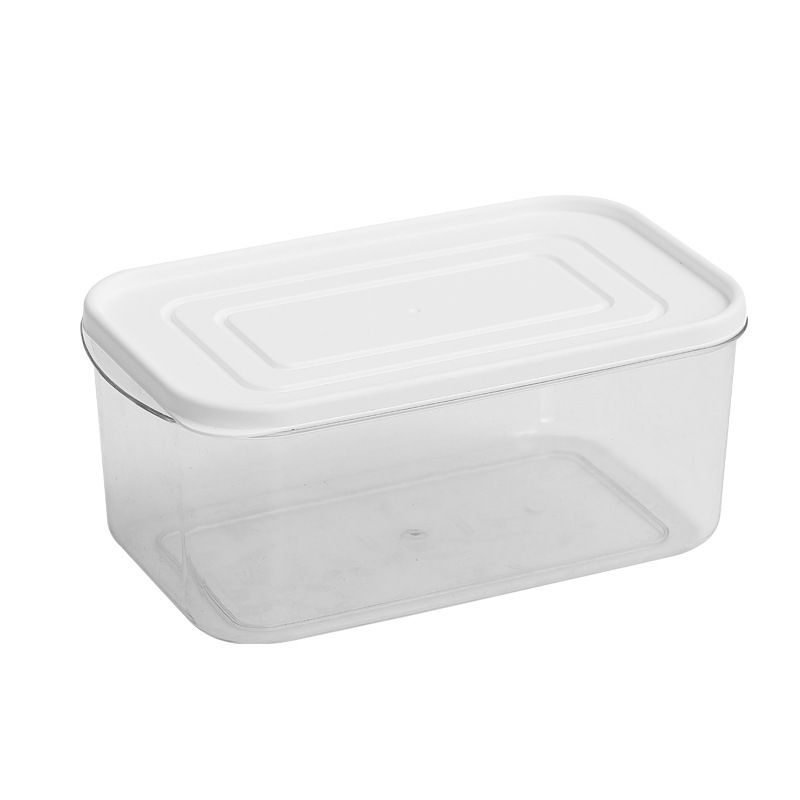 Household Thickened PET Freshness Box Set Kitchen Fridge Classified Storage Box Refrigerated 3-Piece Set