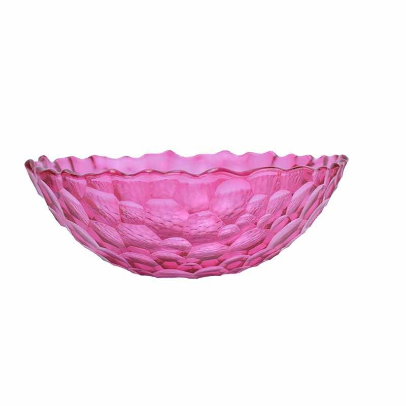 Nordic INS Style Plastic Transparent Fruit Plate Kitchen Living Room Large Capacity Fruit Plate Household Snacks and Nuts Storage