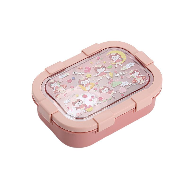 Fiambrera Bento de silicona al por mayor, recipiente portátil para preparar comidas