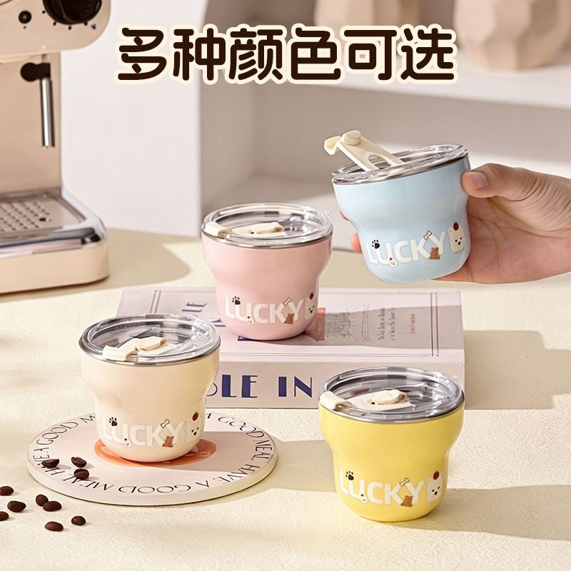 Wholesale 304 Stainless Steel Kids Water Cup, Cartoon Cup with Handle