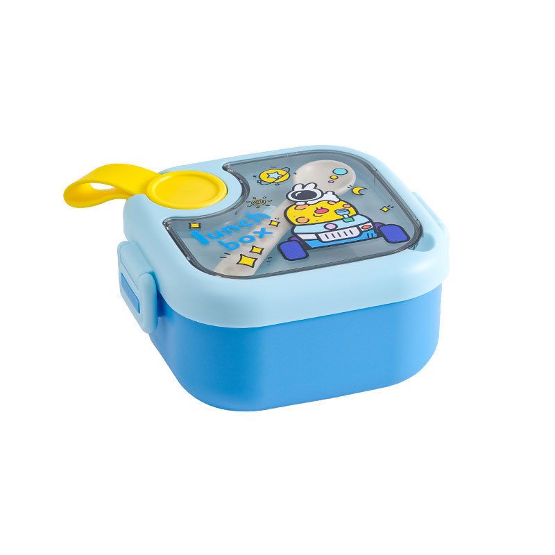 Cartoon 304 Stainless Steel Kids Baby Food Bowl Portable Removable Baby Feeding Tableware Set Eating Bowl with Lid