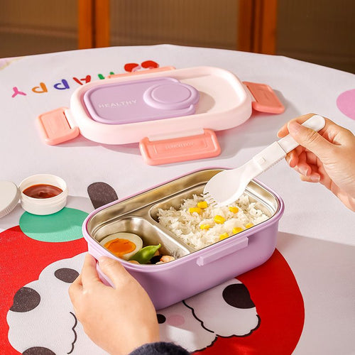 Fiambrera Bento de Acero Inoxidable 304 al por Mayor, Fiambrera Estilo Bento, Minimalista