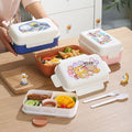 Fiambrera Bento de Plástico al por Mayor, para Viajes y Picnics