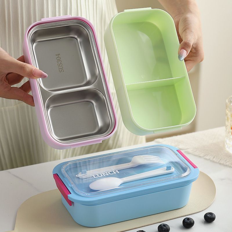 Fiambrera Bento de Acero Inoxidable 304 al por Mayor, para Marcas de Preparación de Comidas