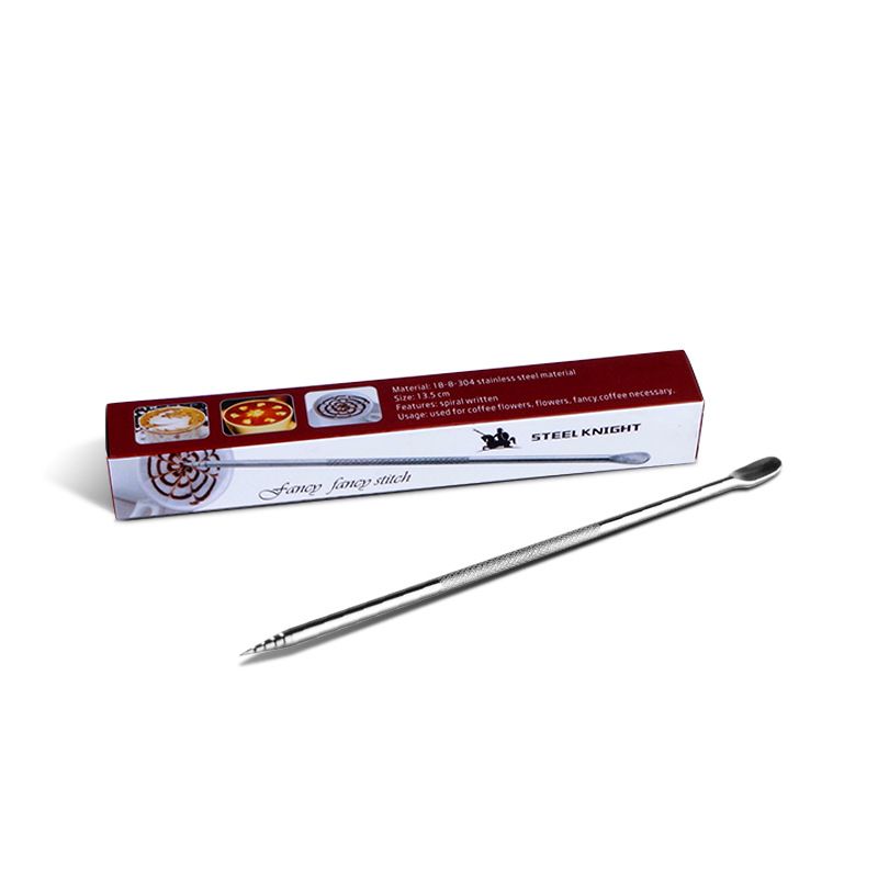 Latte Art Pen 304 Stainless Steel Kitchenware Fancy Coffee Carving Tool Creative Gift Coffee Supplies Wholesale
