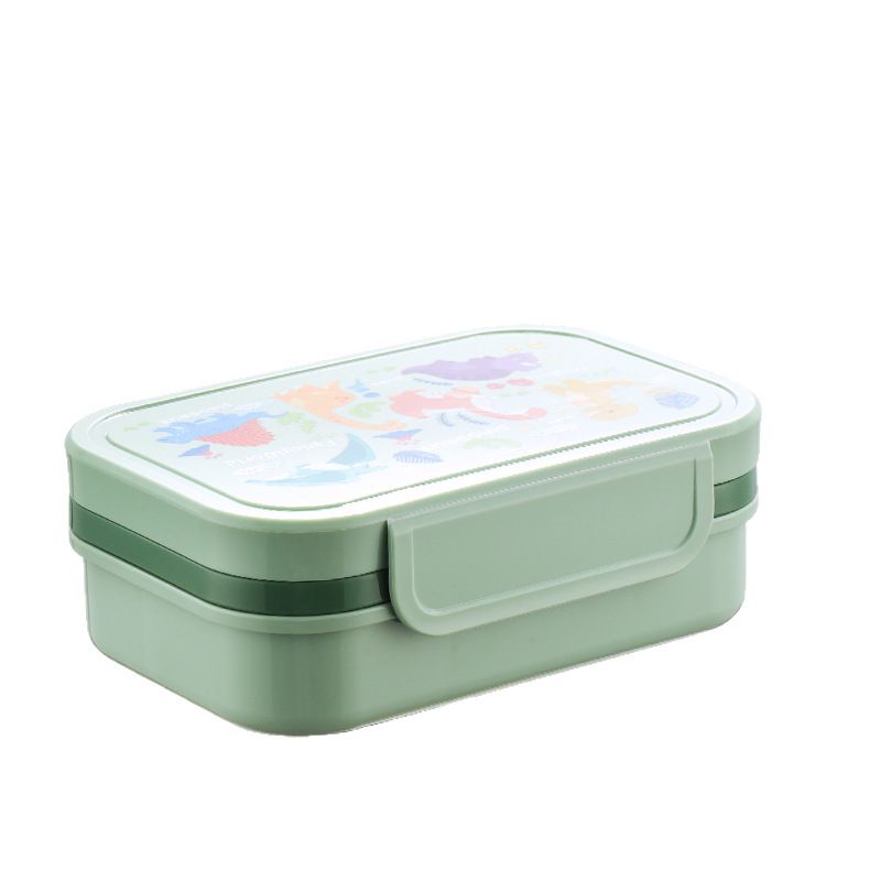 Japanese Style Kids Cartoon Large Capacity Lunch Box Student Microwave Safe Bento Box Food Container