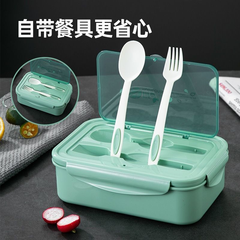 Fiambrera Bento de Plástico al por Mayor, para Niños y Estudiantes
