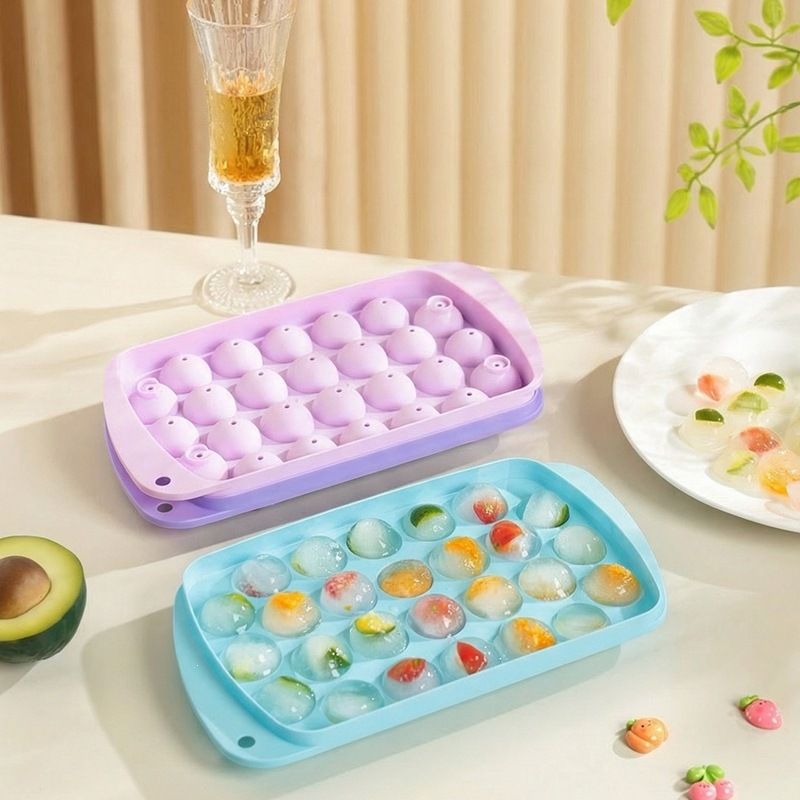 Bandeja de plástico para cubitos de hielo al por mayor, para bebidas de verano