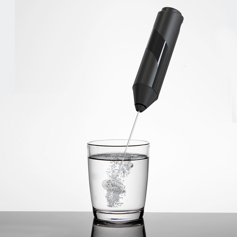 Creative Electric Milk Frother 304 Stainless Steel Handheld Milk Frothing Whisk Household Egg Beater