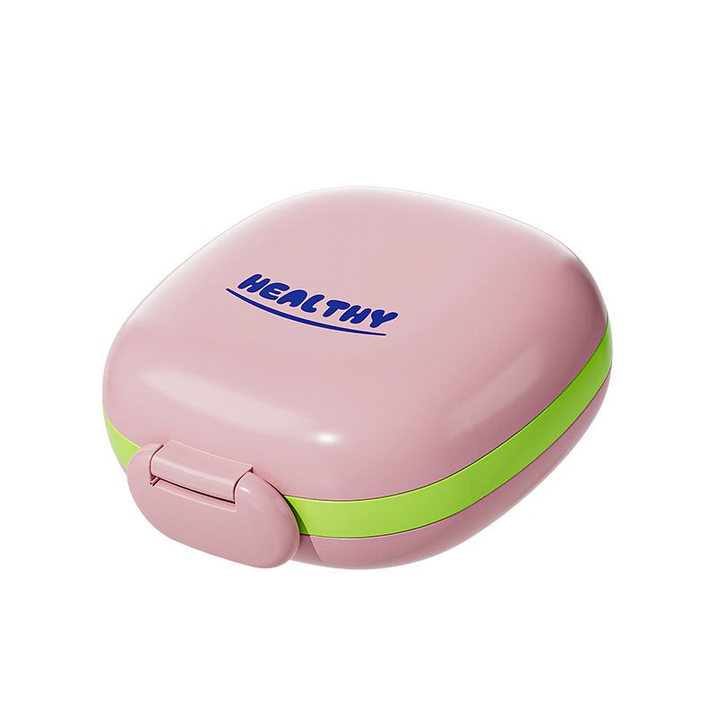 Minimalist Portable Medicine Dispensing Pill Box Portable Small Outdoor Pill Dispenser Medicine Reminder Box 7-Day Weekly