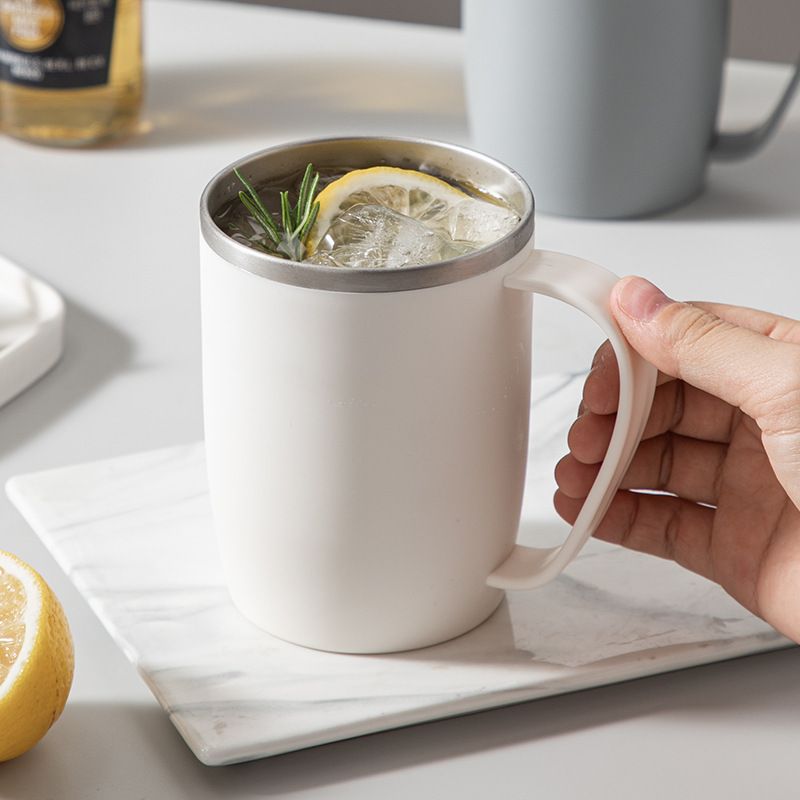 Japanese Style 304 Stainless Steel Household Drinking Cup Couple Wash Cup Minimalist Toothbrush Cup Gift
