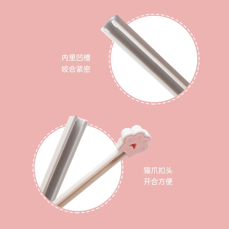 Kitchen Cute Cat Paw Bag Sealing Clip Portable Clip Snack Storage Fresh-Keeping Plastic Sealing Clip Cartoon