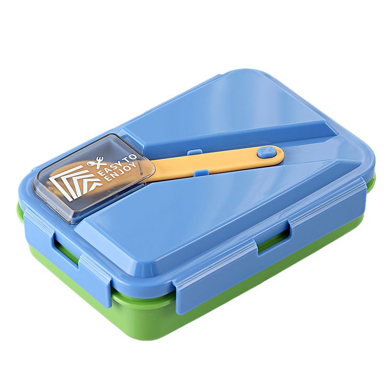Student Japanese Style Compartment Lunch Box Office Worker Microwave Safe Bento Box Large Capacity Food Container