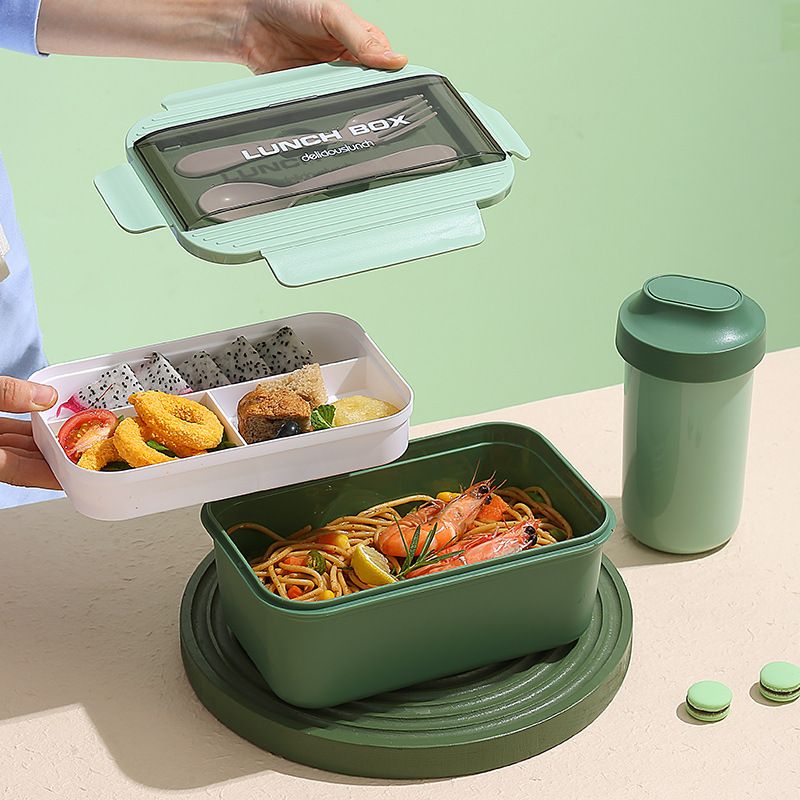 Fiambrera Bento de Acero Inoxidable 304 al por Mayor, para la Escuela y la Oficina