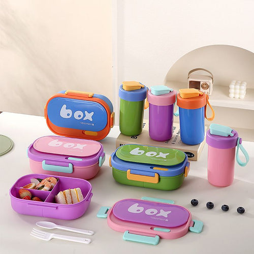 Fiambrera Bento de Acero Inoxidable 304 al por Mayor, Recipiente Hermético para Almuerzo
