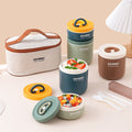 Minimalist Office Worker Portable 304 Stainless Steel Round Small Lunch Box Student Porridge Jar Soup Cup Lunch Box